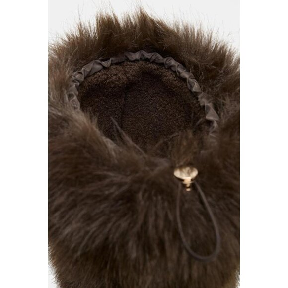 ZARA FAUX FUR BOOTS SKI COLLECTION - Picture 8 of 9